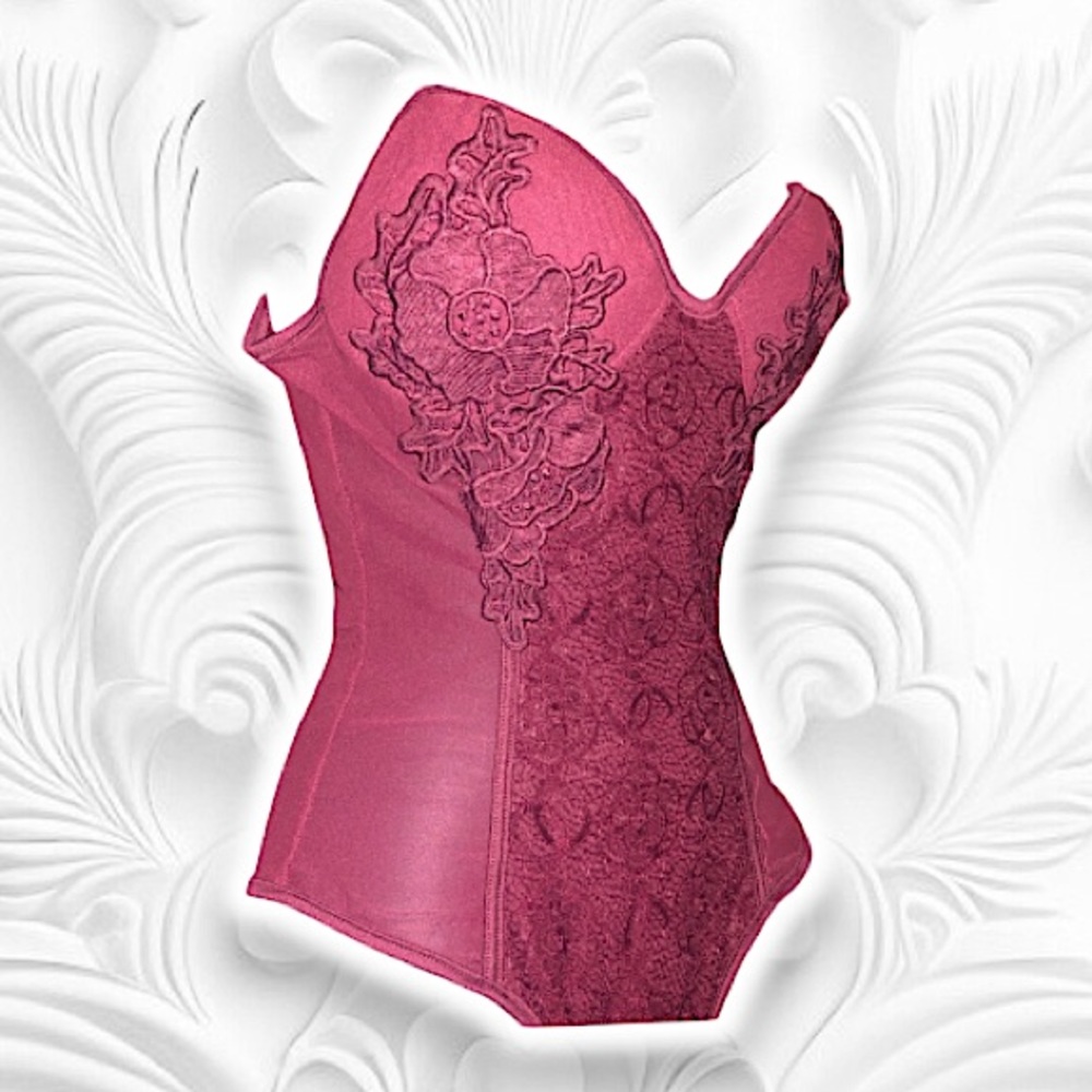 5/$25 Burgundy bodysuit top